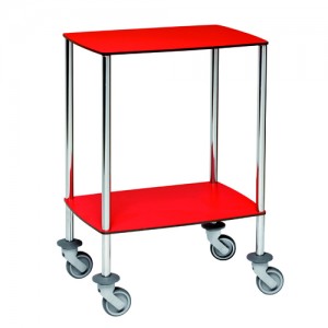 Guéridon de soins 2 plateaux 3